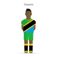 Tanzania football player Soccer uniform