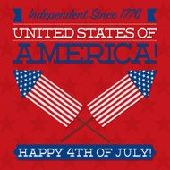 Independence Day card in vector format N8