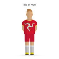 Isle of Man football player Soccer uniform