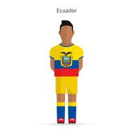 Ecuador football player Soccer uniform