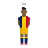 Chad football player Soccer uniform