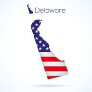 USA state Delaware