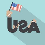 Made in USA Single Badge Vector Illustration N2