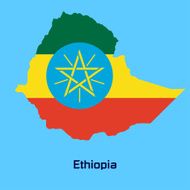 vector map of Ethiopia