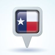 Flag of Texas vector illustration N6