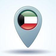 Flag of Kuwait vector illustration N9