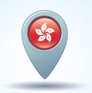 flag of Hong Kong vector illustration N8