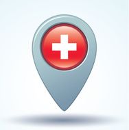 Flag of switzerland vector illustration N7