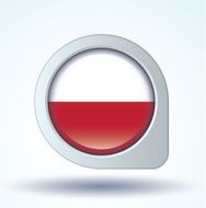 flag of Poland vector illustration N11