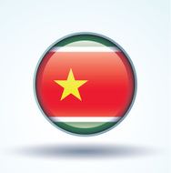 Flag of Guadeloupe vector illustration N10