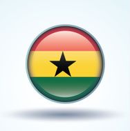 Flag of Ghana vector illustration N10
