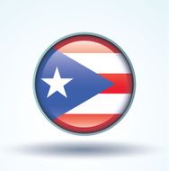 Flag of Puerto rico vector illustration N10
