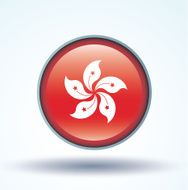 flag of Hong Kong vector illustration N9