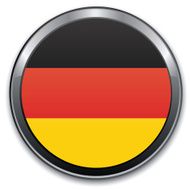 germany round flag badge