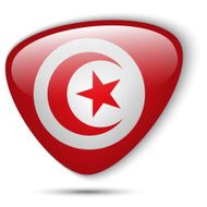 Turkey Flag Glossy Button