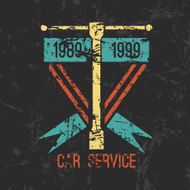 Car service emblem