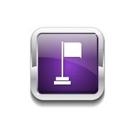Flag Sign Purple Vector Icon Button N4