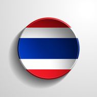 Thailand 3d Round Button