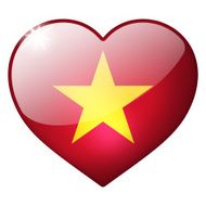 vietnam heart button