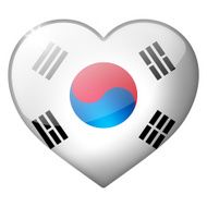 south korea heart button