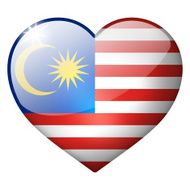 malaysia heart button