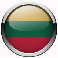 lithuania flag gel metal button