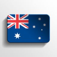 Australia 3D button