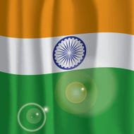 India Flag Curtain