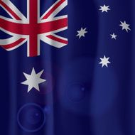 Australia Flag Curtain