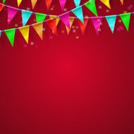 Ð¡elebration festive background with flags N2