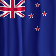 New Zealand Flag Curtain