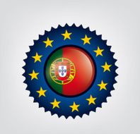 Portugal Flag Portuguese seal (vector Art) N2