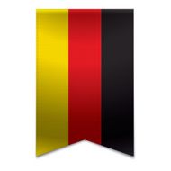 Ribbon banner - german flag