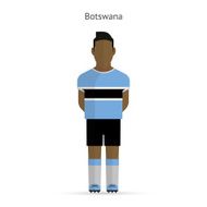 Botswana football player Soccer uniform
