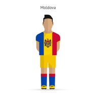 Moldova football player Soccer uniform
