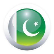 Pakistan Flag Button (Icon)