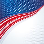 Independence Day background Wave and stars