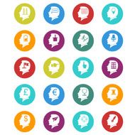 Thinking heads icons N4
