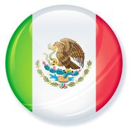 Super Glossy Mexico Flag Button REQUEST