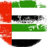 UAE Grunge flag