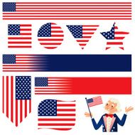 Multi shaped Stars and Stripes