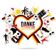 Germany soccer fan heart N2