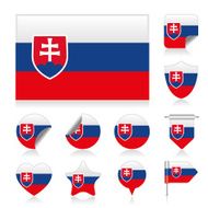 Slovakia flag set N2
