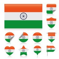 India flag set N2