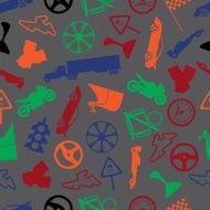 automotive colorful pattern eps10