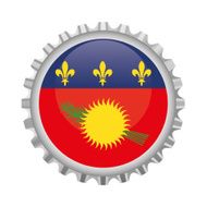 Guadeloupe bottle top