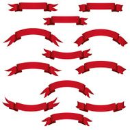 banners red