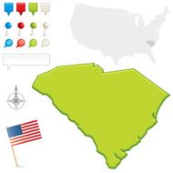 South Carolina State Map N3
