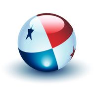 Panama Flag Sphere