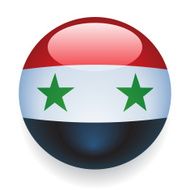 World Flag Button Syria